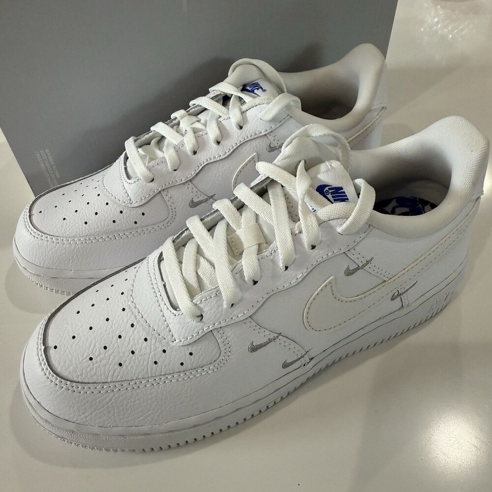 Nike Air Force 1 LV8 HO20 Sisterhood White-Hyper Royal-Black Sz 3Y [CT3956-100]